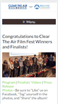 Mobile Screenshot of cleartheairfilmfest.org